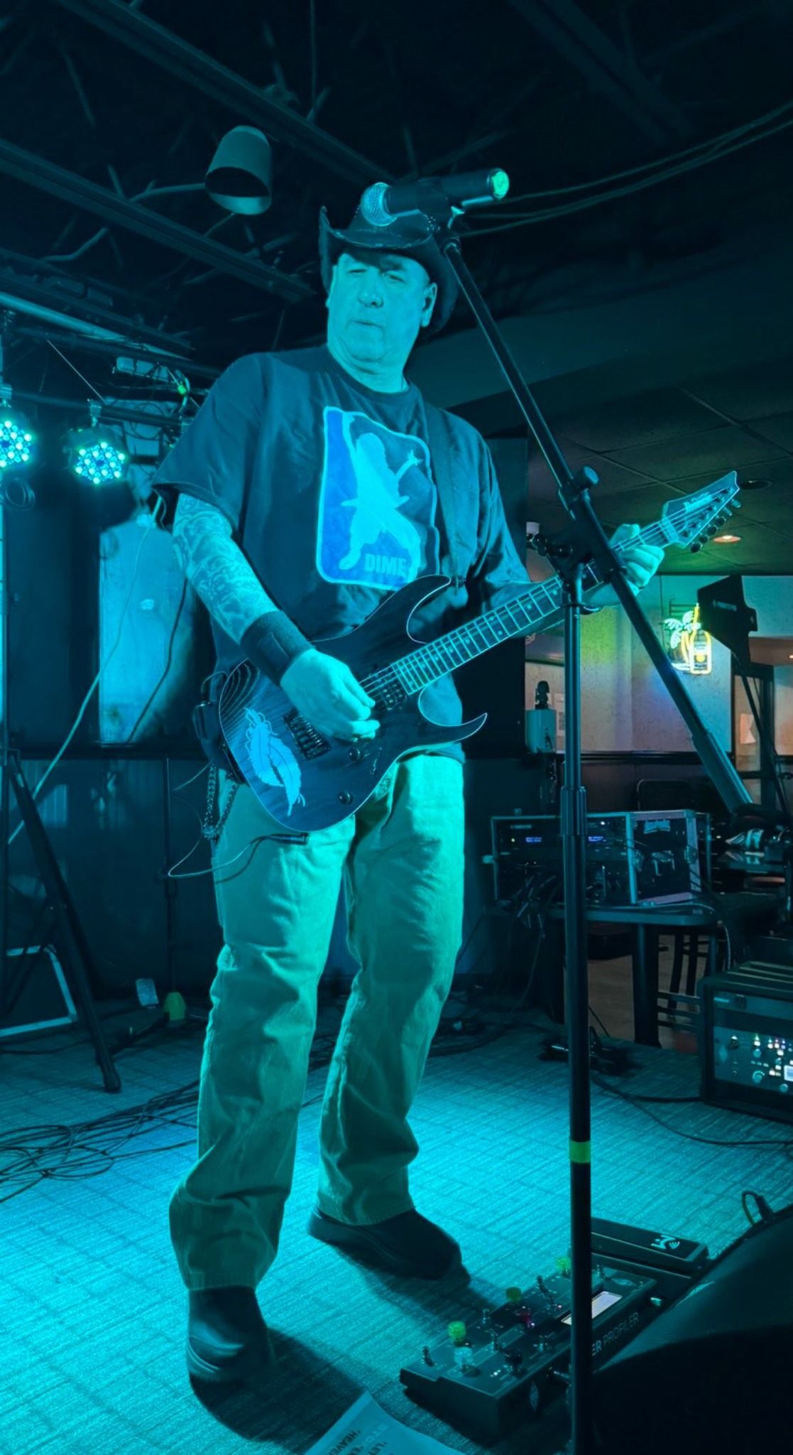 T.W. performing